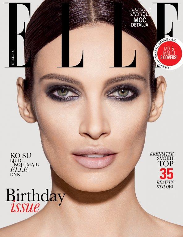 ELLE mix&match rođendanska naslovna: 1 model, 5 naslovnica i 35 promena ...