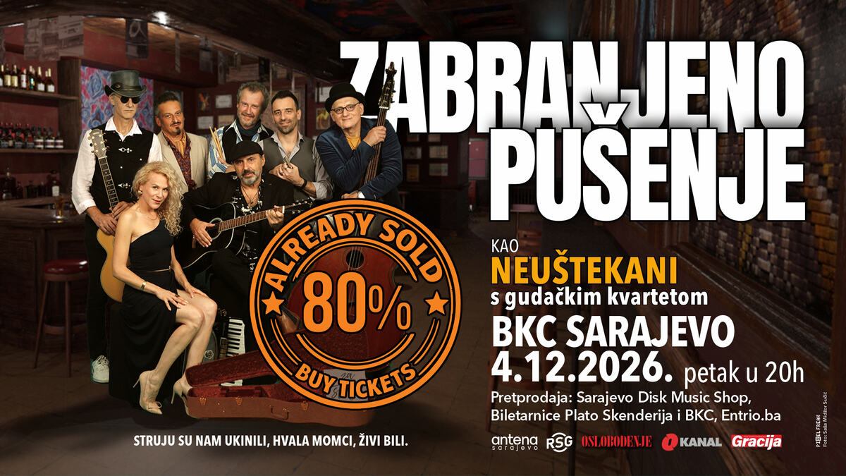 Neuštekani rasprodali Zagreb i Tuzlu