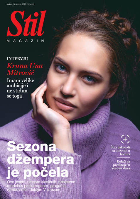Novi broj magazina Stil izlazi u NEDELJU uz dnevni list Kurir