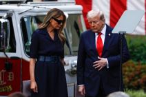 Donald Tramp Melanija Tramp