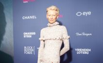 Tilda Svinton na svojoj izložbi