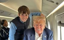 Donald Tramp sa unukom Spenserom.jpg