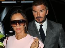 Viktorija i Dejvid Bekam izlaze iz restorana