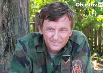 Jovo Maksić na snimanju filma Kolona