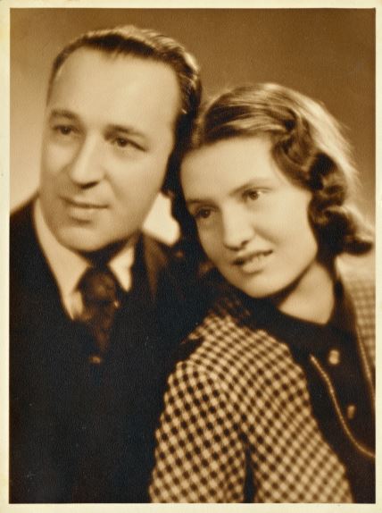 Ilustracija, slika srećnog para