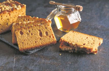 stockphotohomemadegingerbreadmadewithhoneyservedonaplate2476459507.jpg