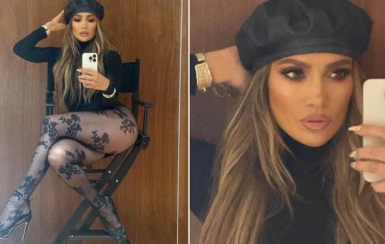 Dženifer Lopez selfi ispred ogledala