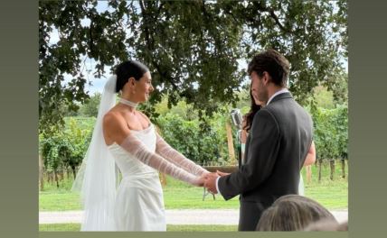 Nika Fehmiu na svom venčanju