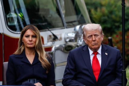 Donald Tramp Melanija Tramp