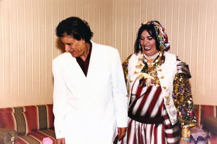 Moamer Gadafi sa suprugom