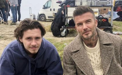 Dejvid Bekam i sin Bruklin Bekam