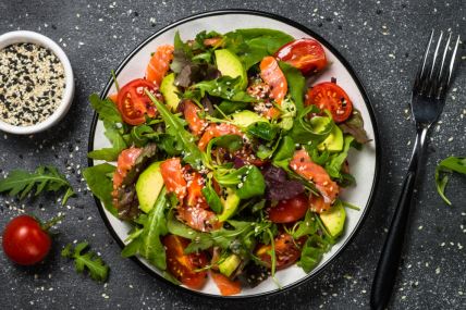 Losos salata