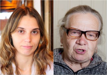 Mlada devojka i starija žena