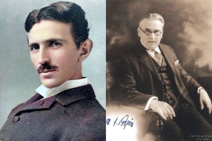 Nikola Tesla i Mihajlo Pupin