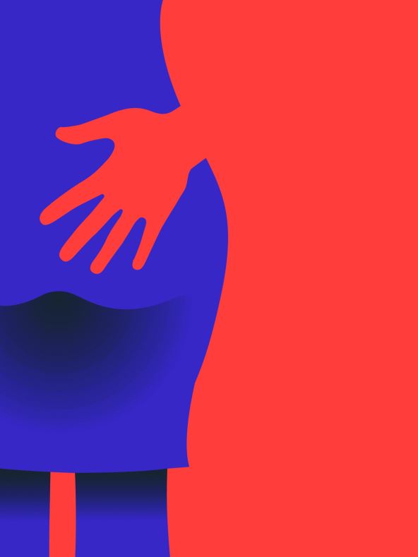stockvectorhandofamantouchingwomanbuttsexualharassmentviolenceagainstwomenworkplacebullying461250049.jpg