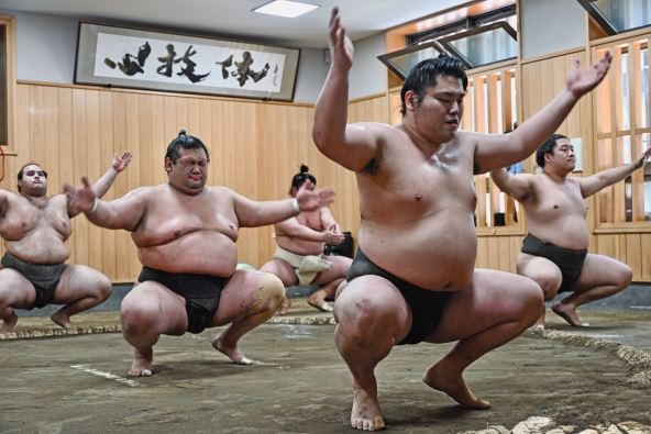 stock-photo-tokyo-japan-june-sumo-wrestlers-training-in-japan-2641110703.jpg