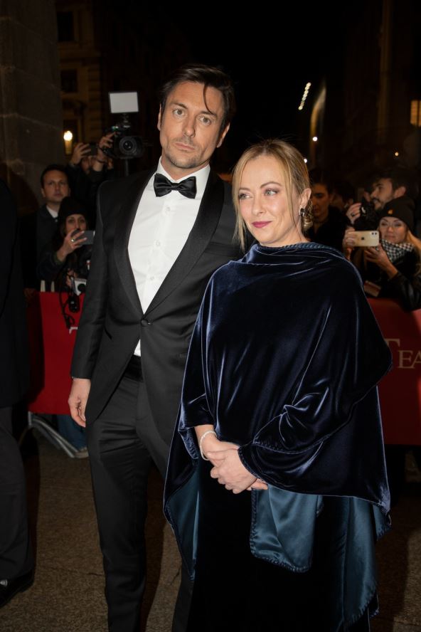 Đorđa Meloni i Andrea Đambruno na svečanoj večeri