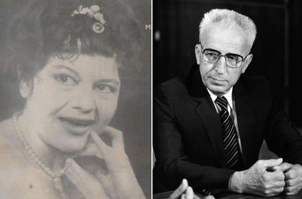 Mira Stupica sa svojim trećim mužem Cvjetinom Mijatovićem