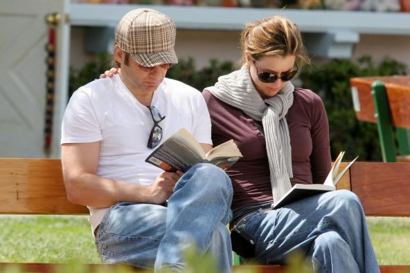 Dejvid Duhovni sa Teom Leoni