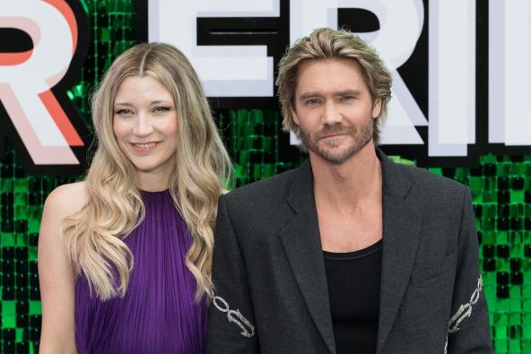 Čed Majkl Marej sa suprugom na premijeri filma