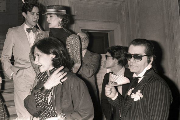 Karl Lagerfeld i Iv Sen Loran