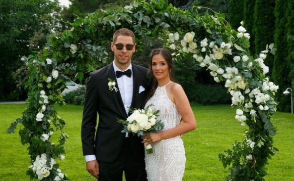 Stefan Jović na venčanju