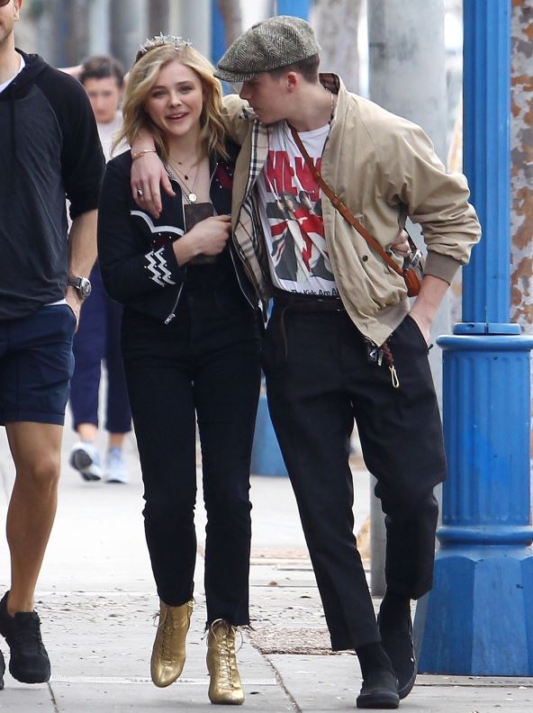 Kloi Grejs Mored i Bruklin Bekam iz perioda dok su se zabavljali