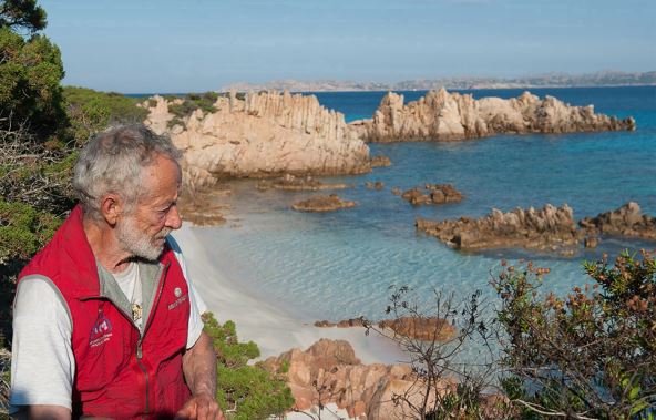 Mauro Morandi na ostrvu