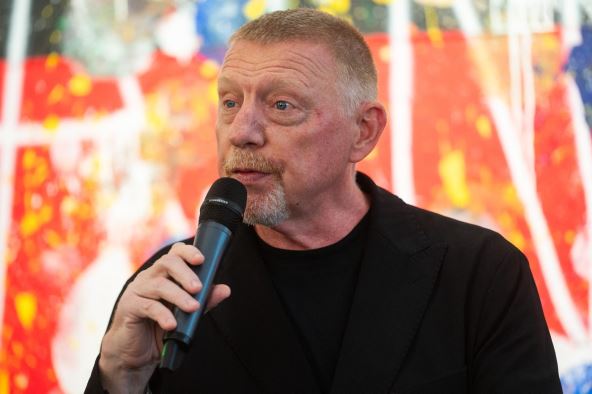 Boris Beker na konferenciji za medije