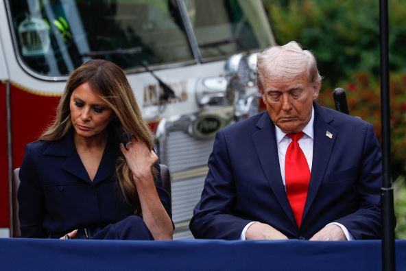 Donald Tramp Melanija Tramp