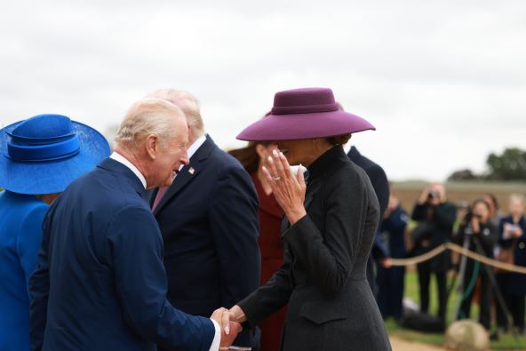 Melanija Tramp i kralj Čarls