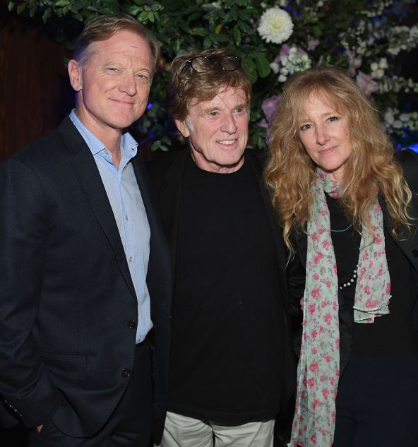 Robert Redford sa porodicom