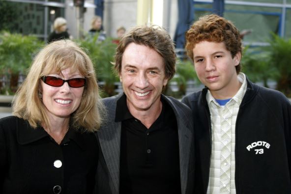 Martin Šort sa suprugom Nensi Dolman i sinom