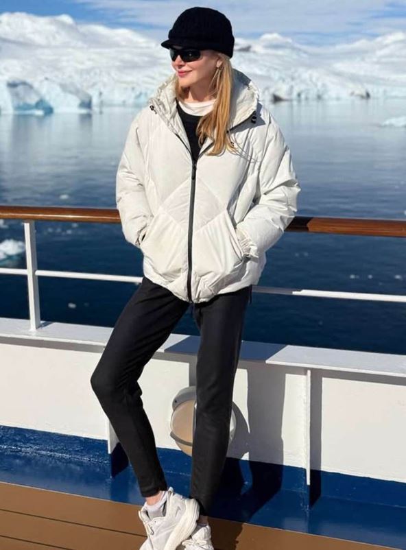 Nikol Kidman na Antarktiku