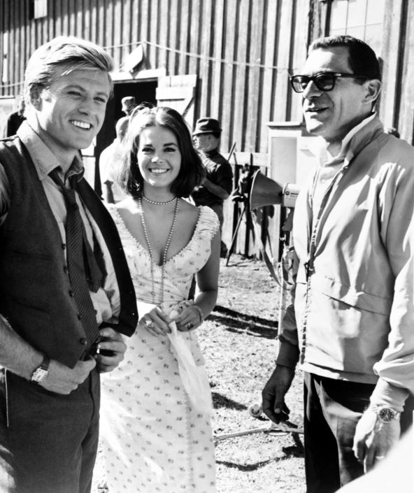 Sidni Polak sa Robertom Redfordom na snimanju