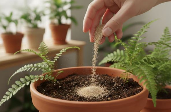 Dodavanje kvasca u sobne biljke