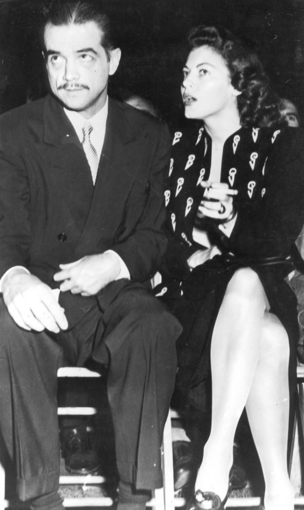 Hauard Hjuz i Ava Gardner