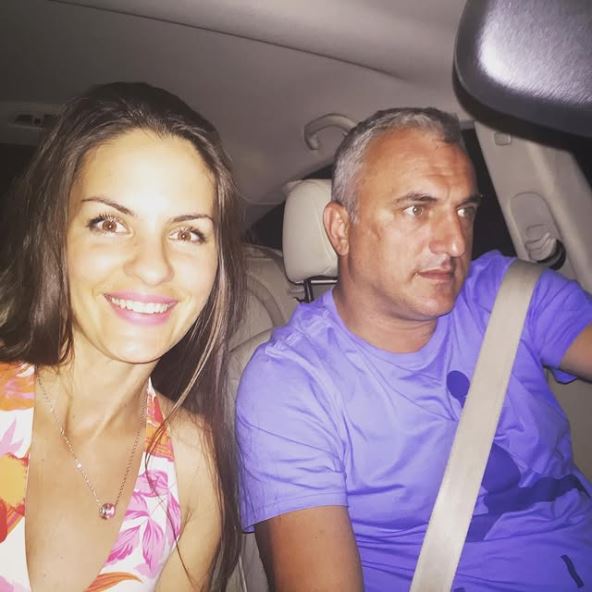 Saša Dončić sa suprugom