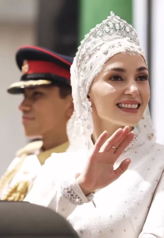 Princeza od Bruneja Anisha Mateeb na svadbi