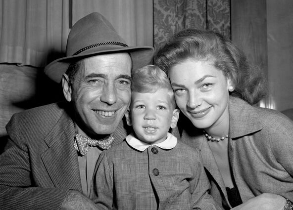 Loren Bekol i Hamfri Bogart sa sinom