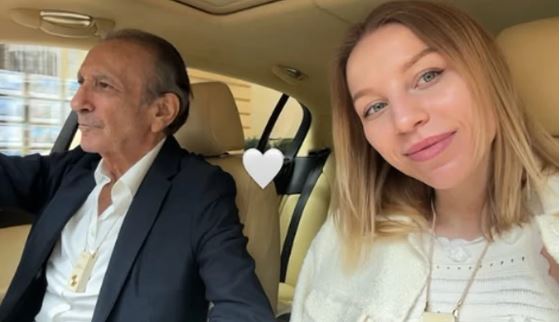 Ema Cepter u automobilu sa Filipom Cepterom