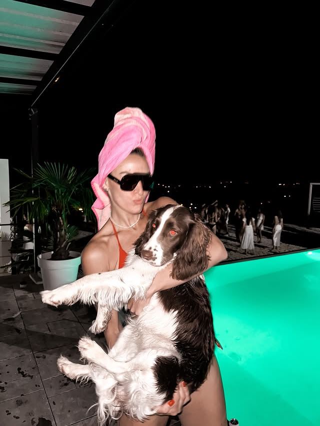 Tina Grabež sa psom